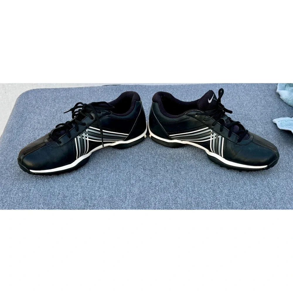 Nike Lunar Duet Classic Womens Golf Shoes Black White 549583-001 Size 6.5
